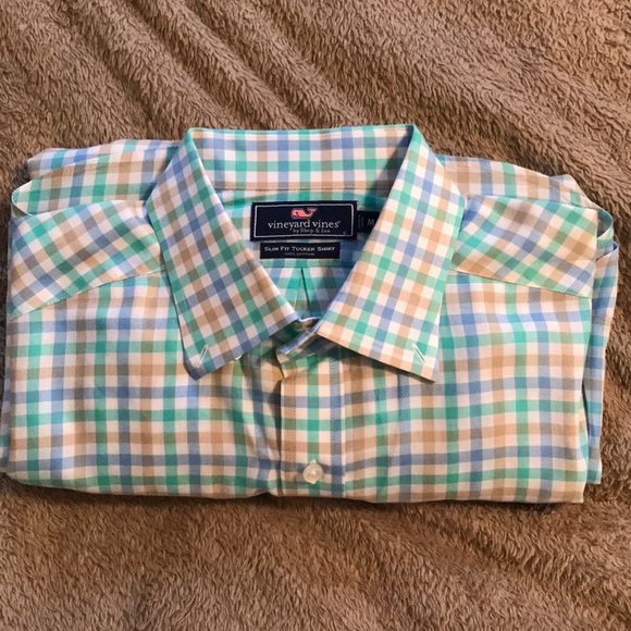 Vineyard Vines Checked Button Up Shirt - Picture 6 of 6